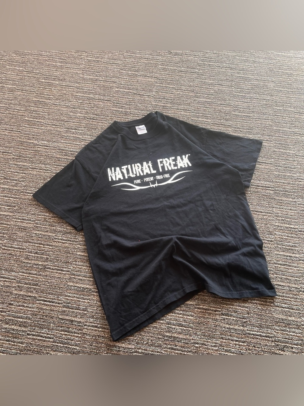 y2k Vintage UFC Steroids "Natural Freak Im living proof" Y2K graphic tee